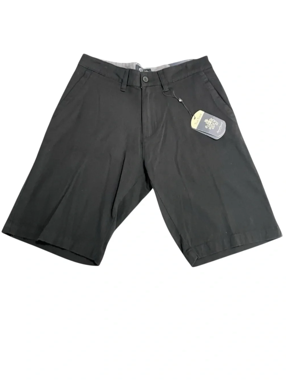 Nat Nast Black Stretch Flat Front Golf Shorts Men’s Size 30 Classic Fit Spandex